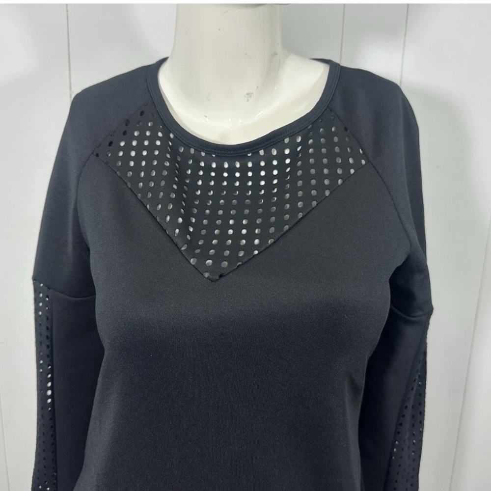 Fabletics Sweatshirt Dress Women Size S Black Tilly Athletic Dress Mini Dress - Picture 4 of 13